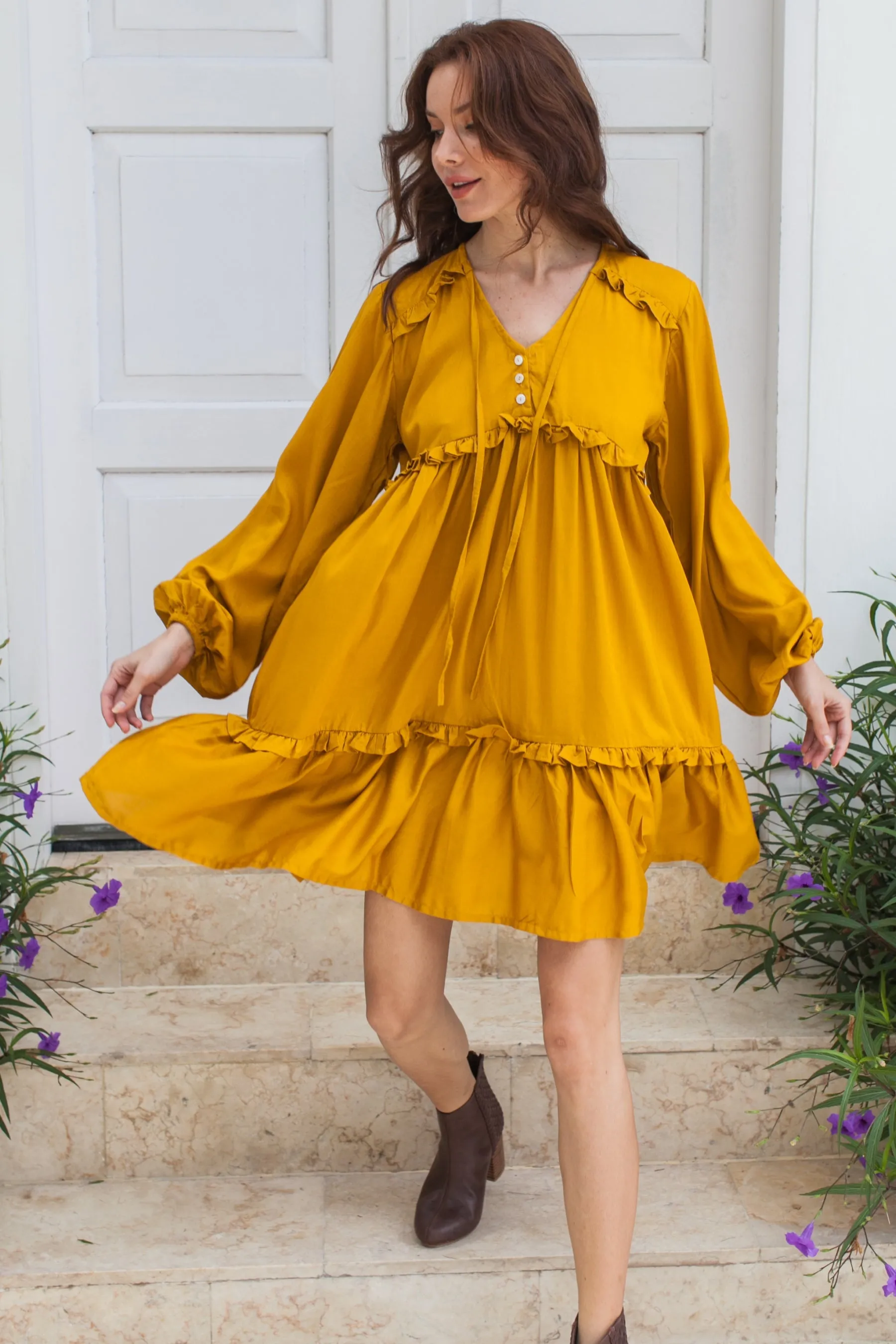 Texas Rose Boho Dress (Sale)