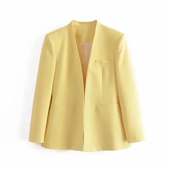 The Imagination Formal Blazer Women - Casual - Plain-Solid