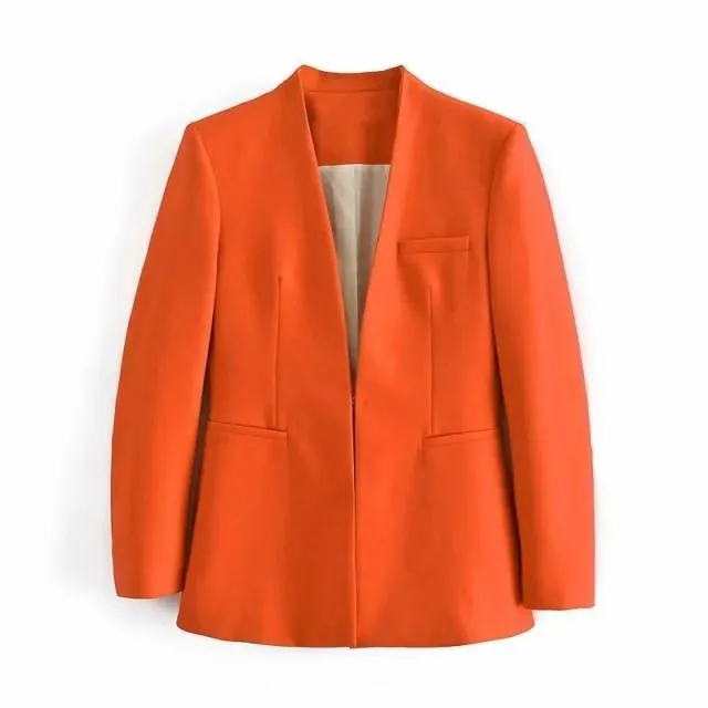 The Imagination Formal Blazer Women - Casual - Plain-Solid