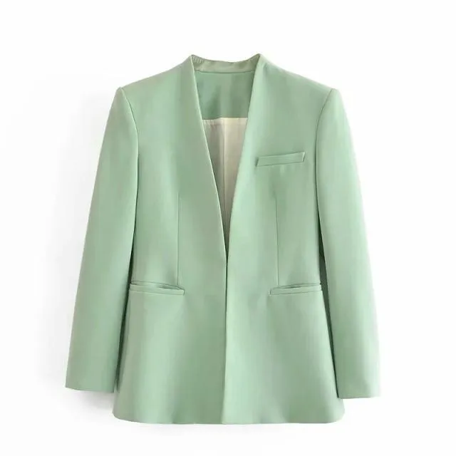 The Imagination Formal Blazer Women - Casual - Plain-Solid