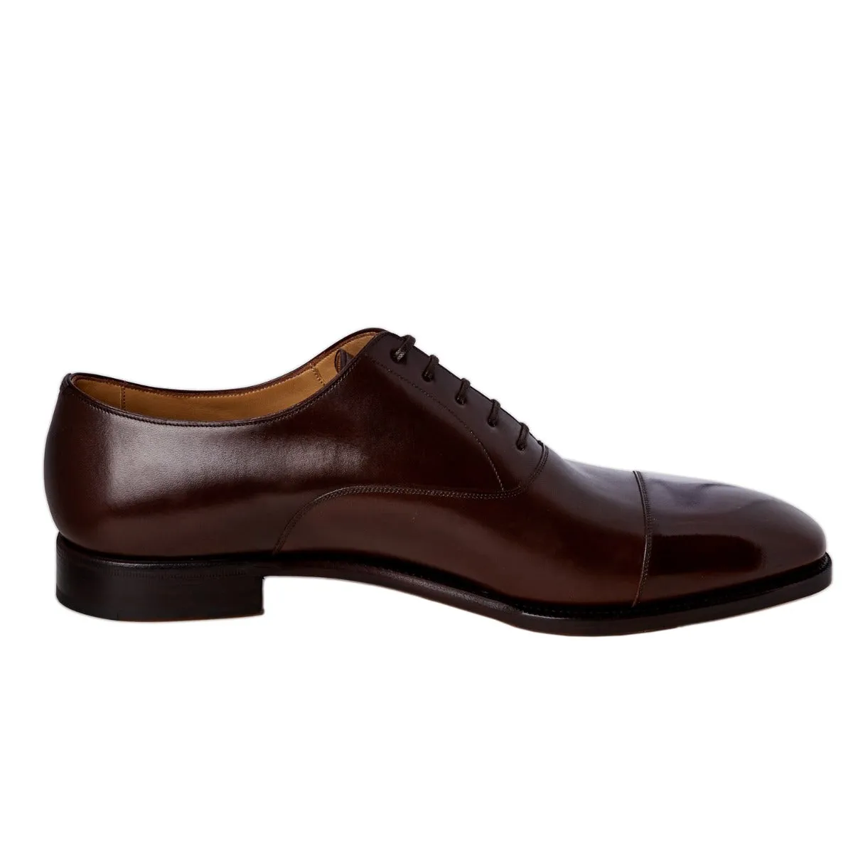 TLB Dark Brown Captoe Oxford 10UK