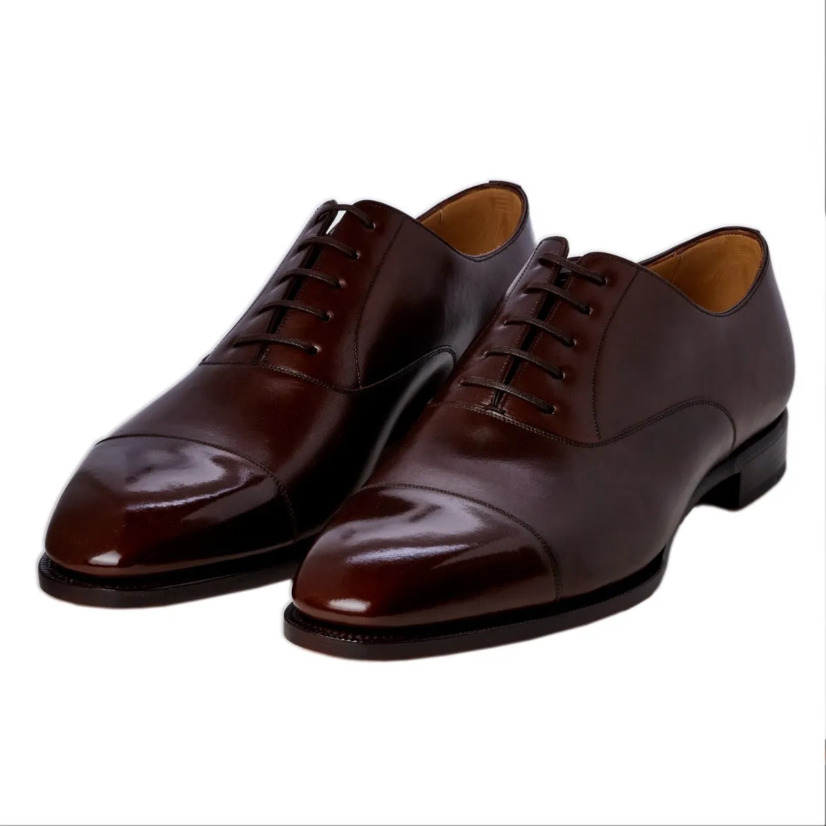 TLB Dark Brown Captoe Oxford 10UK