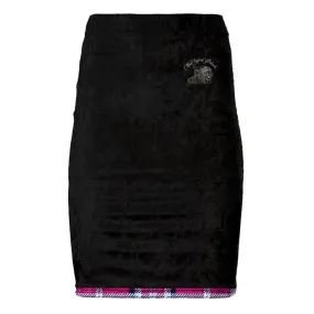 TRP Twisted Patterns 06: Digital Plaid 01-04A Designer Pencil Mini Skirt