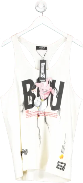 Vanquish Cream Dbz Vintage Buu Stringer Vest UK XL