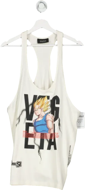 Vanquish Cream Vintage Stringer Vest UK XL