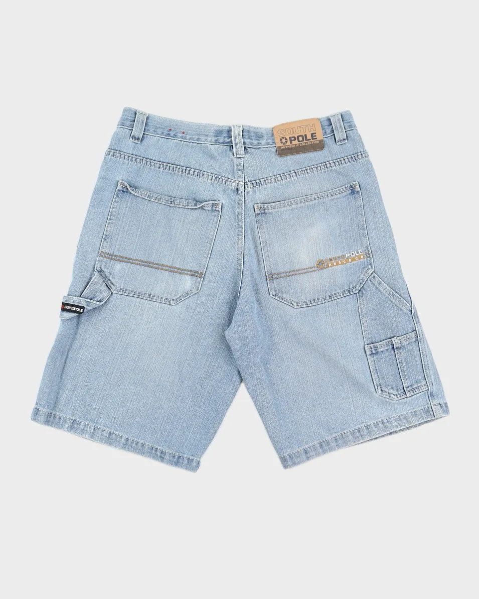 Vintage 90s South Pole Denim Cargo Shorts - W31