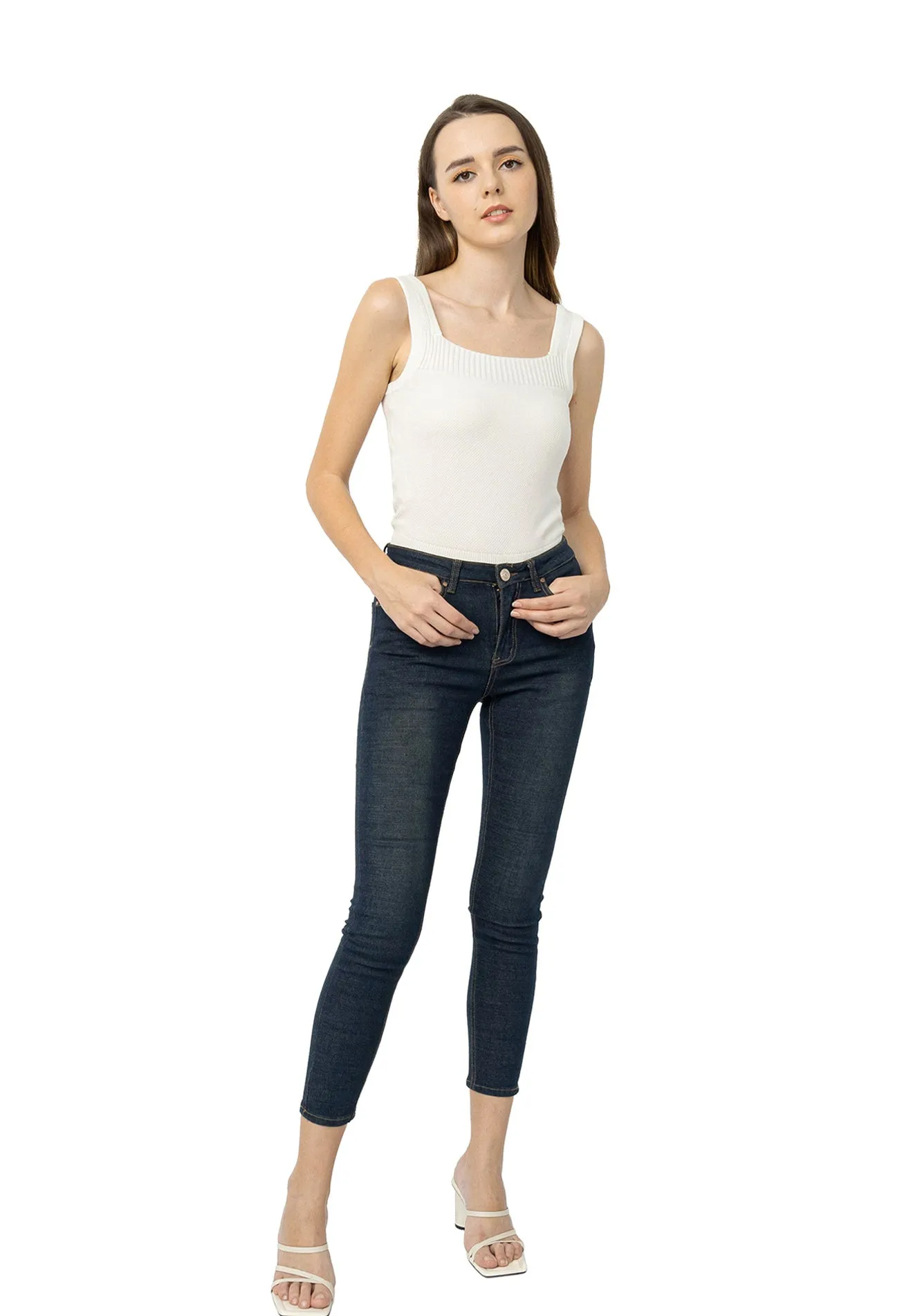 VOIR JEANS #307 High Rise Skinny Denim