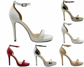 Women's Ankle Strap High Heel Shoes