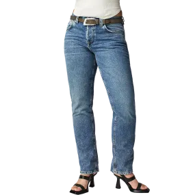 Women's CRVY Siren Low-Rise Straight Jeans