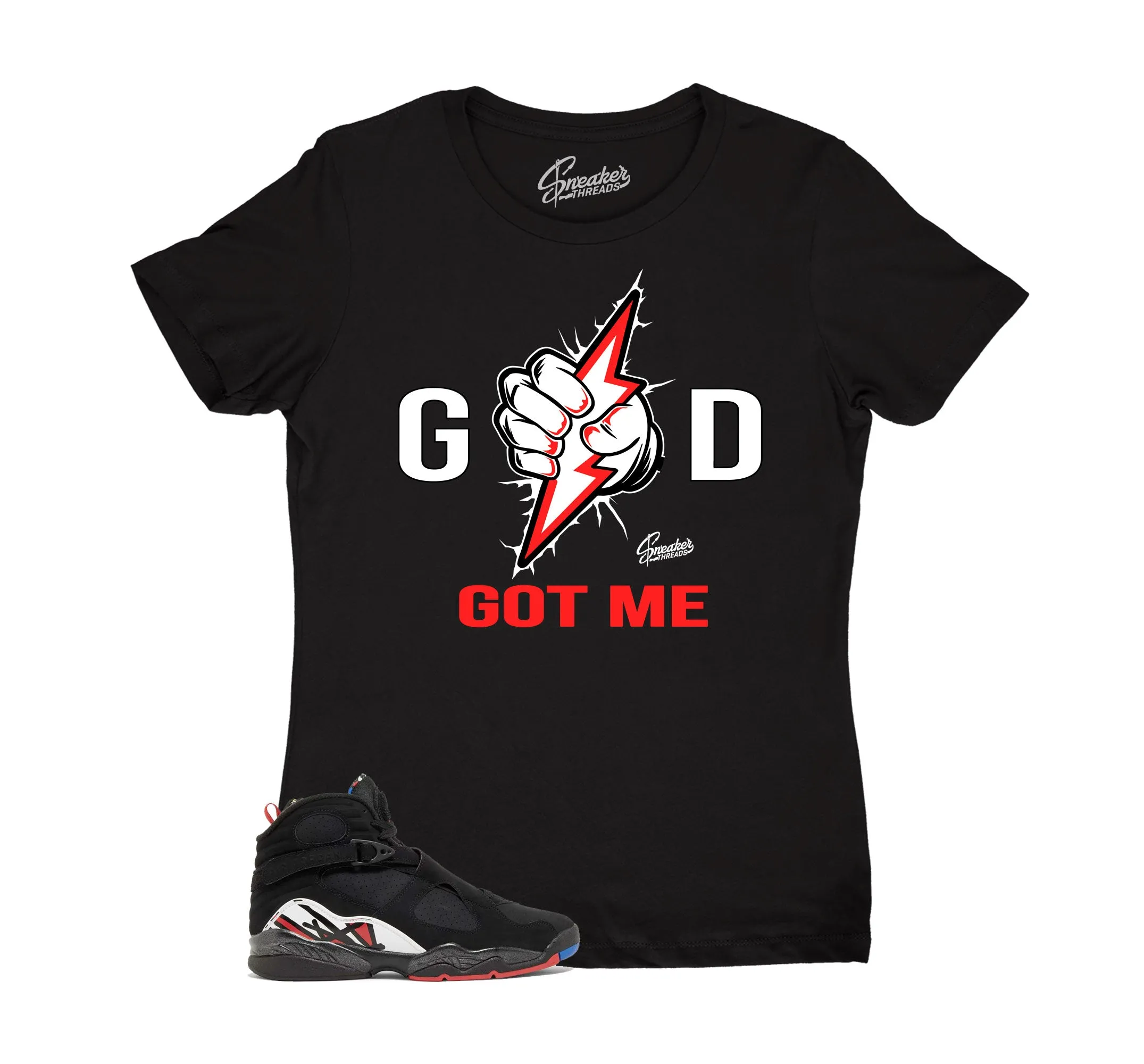 Womens - Playoffs 8 God Got Me Shirt