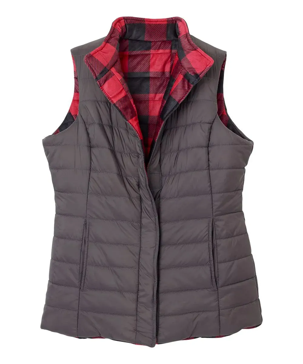 Women’s Reversible Front Vest with Magnetic Closure