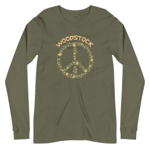 Woodstock Peace Adult Long Sleeve T-Shirt