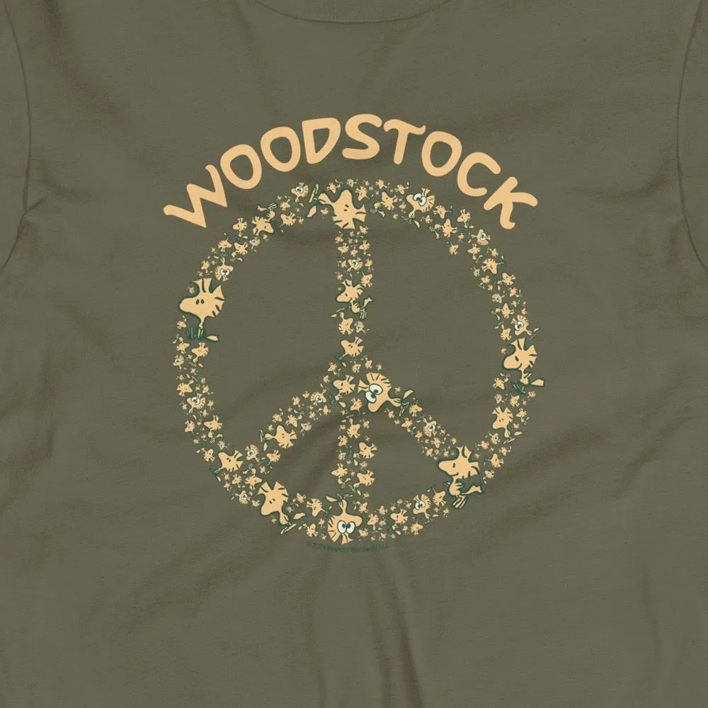 Woodstock Peace Adult Long Sleeve T-Shirt