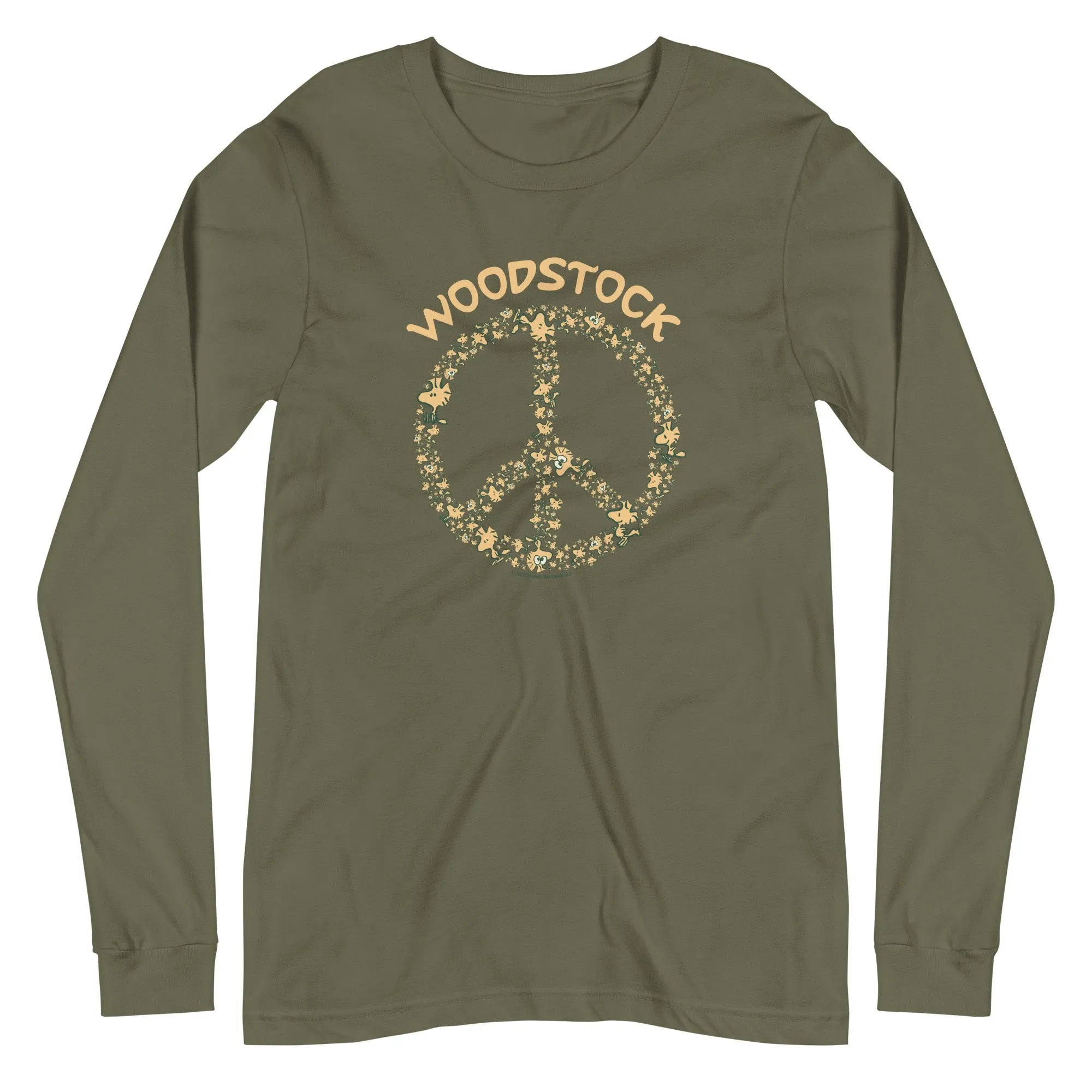 Woodstock Peace Adult Long Sleeve T-Shirt