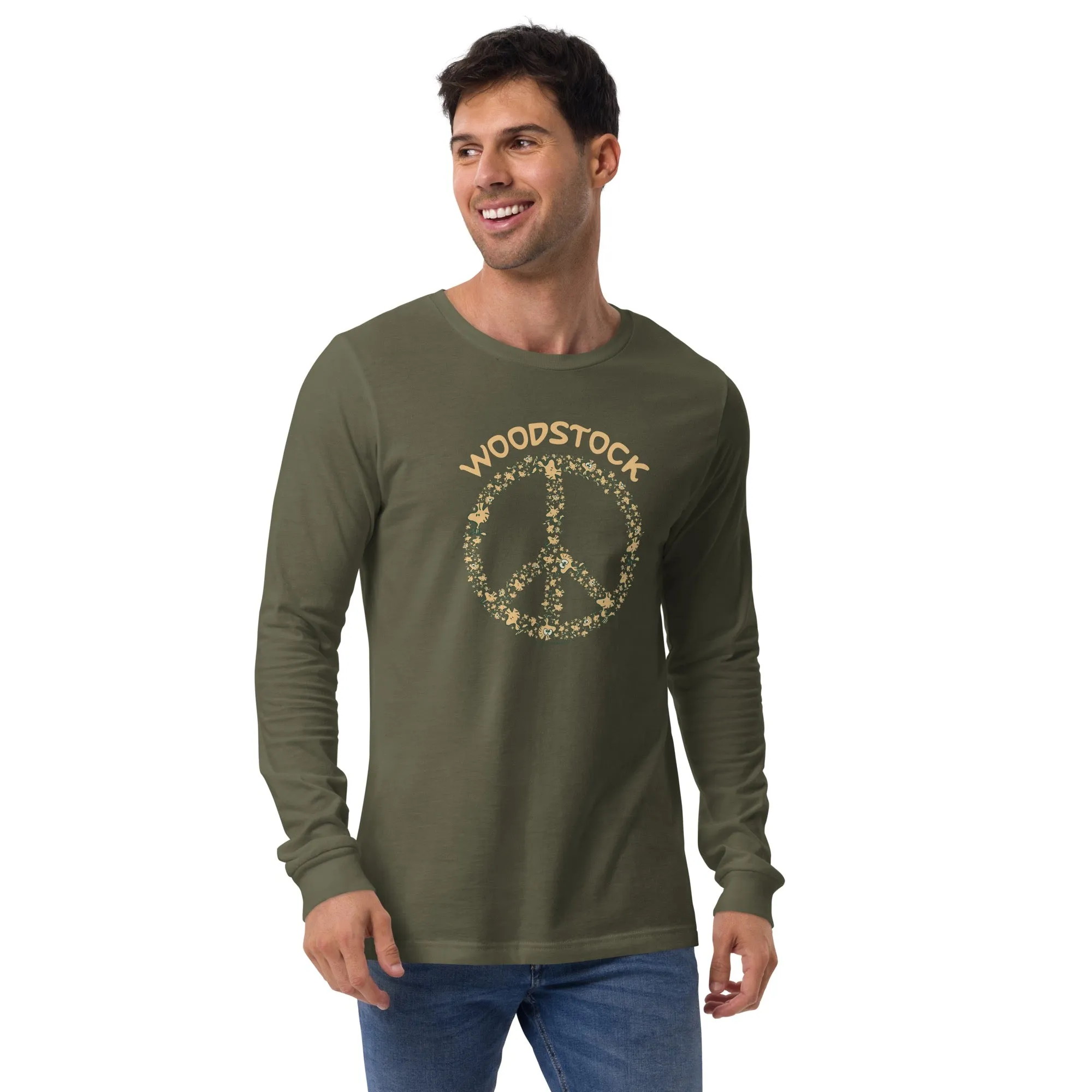 Woodstock Peace Adult Long Sleeve T-Shirt